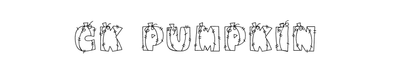 CK Pumpkin font preview