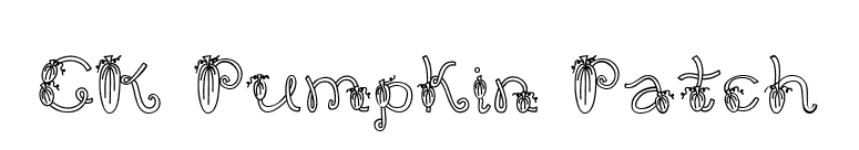 CK Pumpkin Patch font preview