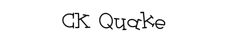 CK Quake font preview