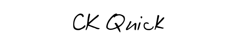 CK Quick font preview
