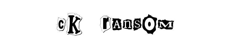 CK Ransom font preview