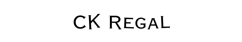 CK Regal font preview