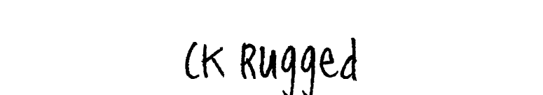 CK Rugged font preview