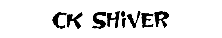 CK Shiver font preview