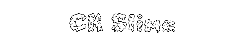 CK Slime font preview
