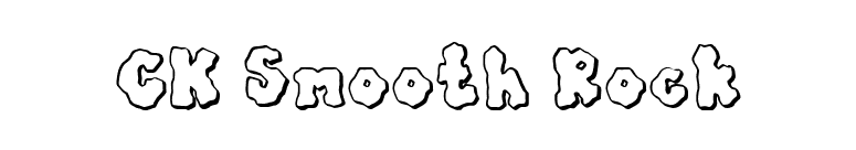 CK Smooth Rock font preview