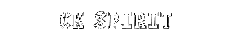 CK Spirit font preview