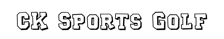 CK Sports Golf font preview