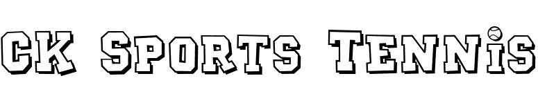 CK Sports Tennis font preview
