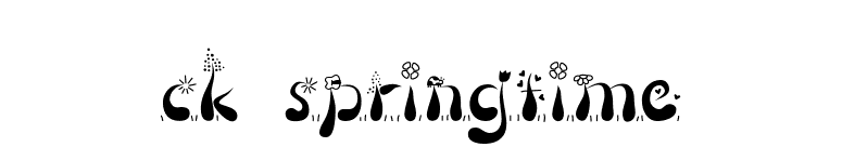 CK Springtime font preview