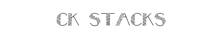 CK Stacks font preview