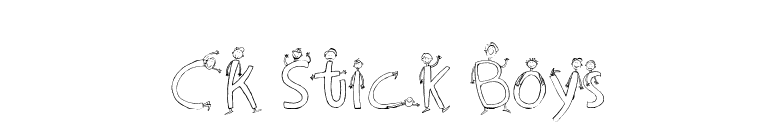 CK Stick Boys font preview