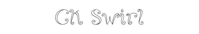 CK Swirl font preview