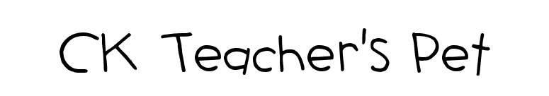 CK Teacher's Pet font preview