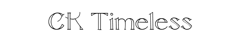 CK Timeless font preview