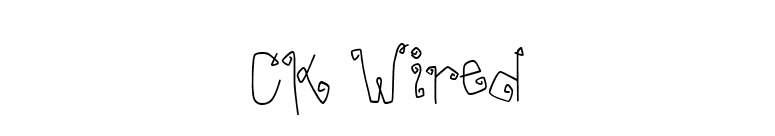 CK Wired font preview
