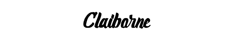 Claiborne font preview