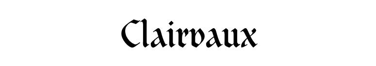 Clairvaux font preview