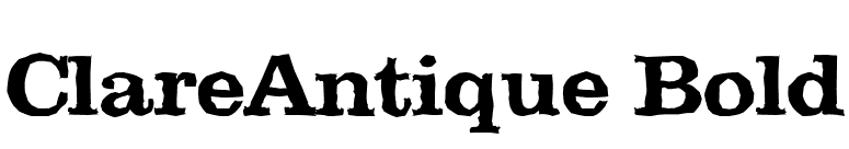 ClareAntique Bold font preview
