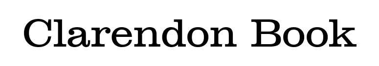 Clarendon Book font preview
