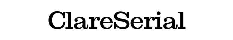 ClareSerial font preview