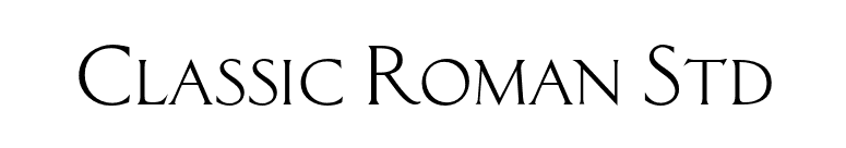 Classic Roman Std font preview