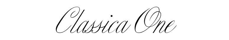 Classica One font preview