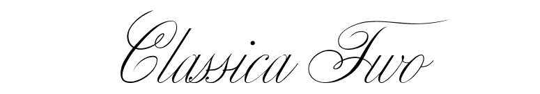 Classica Two font preview