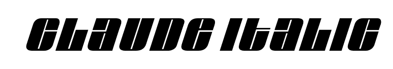 Claude Italic font preview