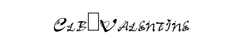 Clb:Valentine font preview