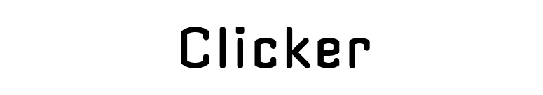 Clicker font preview
