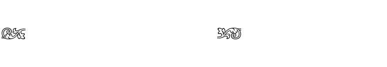 Clifford-Borders font preview
