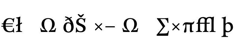 CliffordSix-RomanExpert font preview