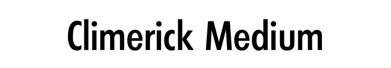 Climerick Medium font preview
