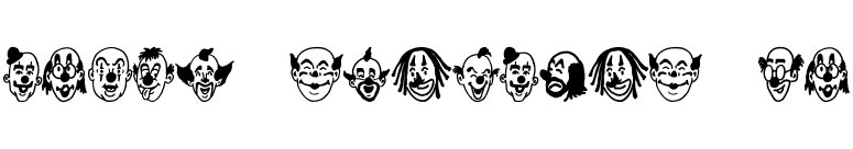 Clown Sketches JL font preview
