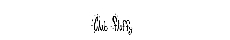 Club Fluffy font preview
