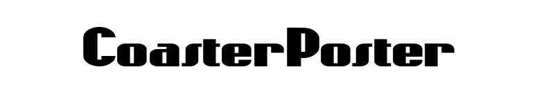 CoasterPoster font preview