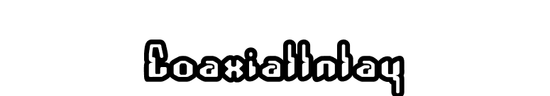 CoaxialInlay font preview