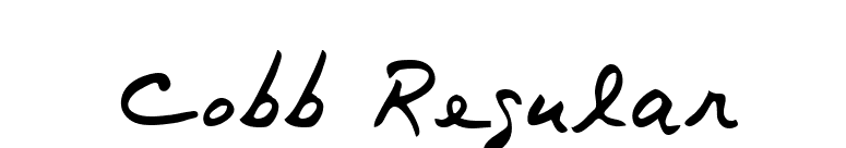 Cobb Regular font preview