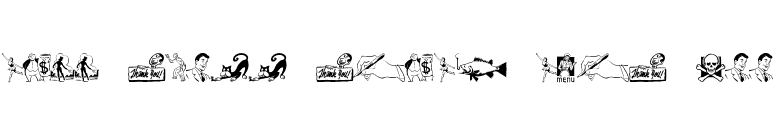 Cobb Shinn Stock Cuts VII font preview