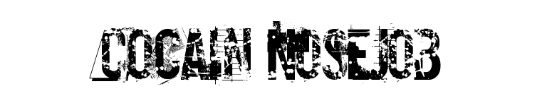 Cocain Nosejob font preview