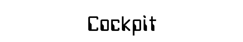 Cockpit font preview