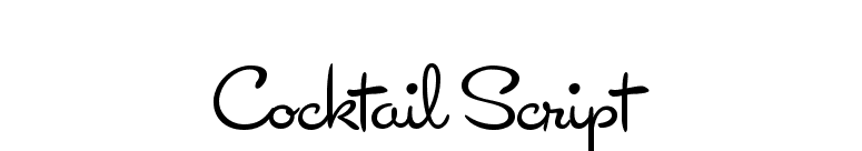 FontsMarket.com - Download Cocktail Script font for FREE