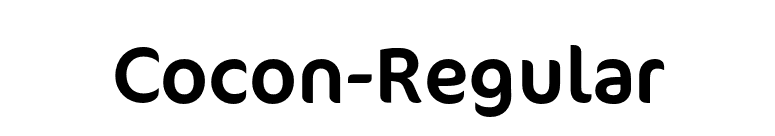 Cocon-Regular font preview