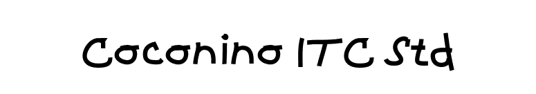 Coconino ITC Std font preview