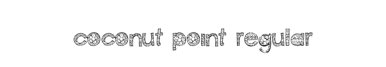 Coconut Point Regular font preview