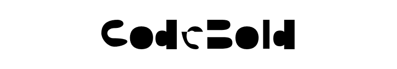 CodeBold font preview