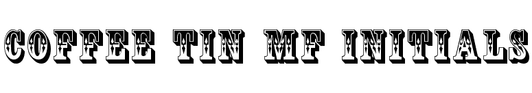 Download Fontsmarket Com Download Coffee Tin Mf Initials Font For Free