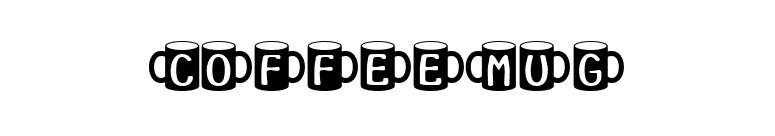 CoffeeMug font preview