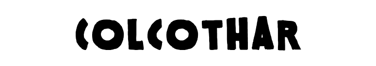 Colcothar font preview